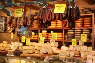 Malena au marché de l'Olivar à Palma de Majorque